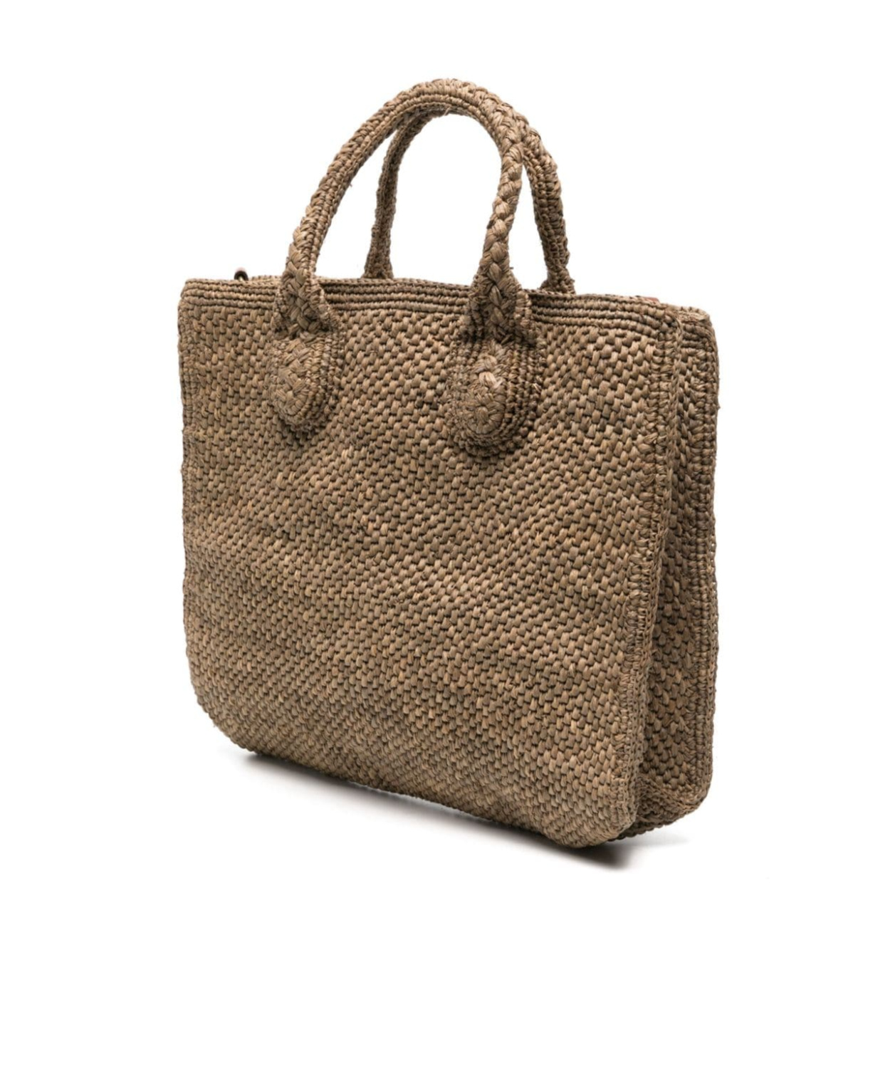 Ibeliv Double Handle Shoulder Bag In Brown