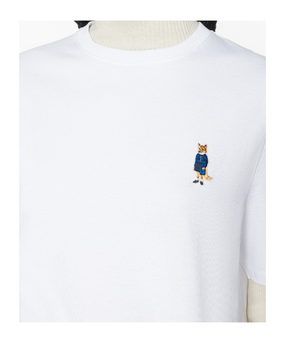 Maison Kitsuné Dressed Fox Comfort Tee-shirt In White