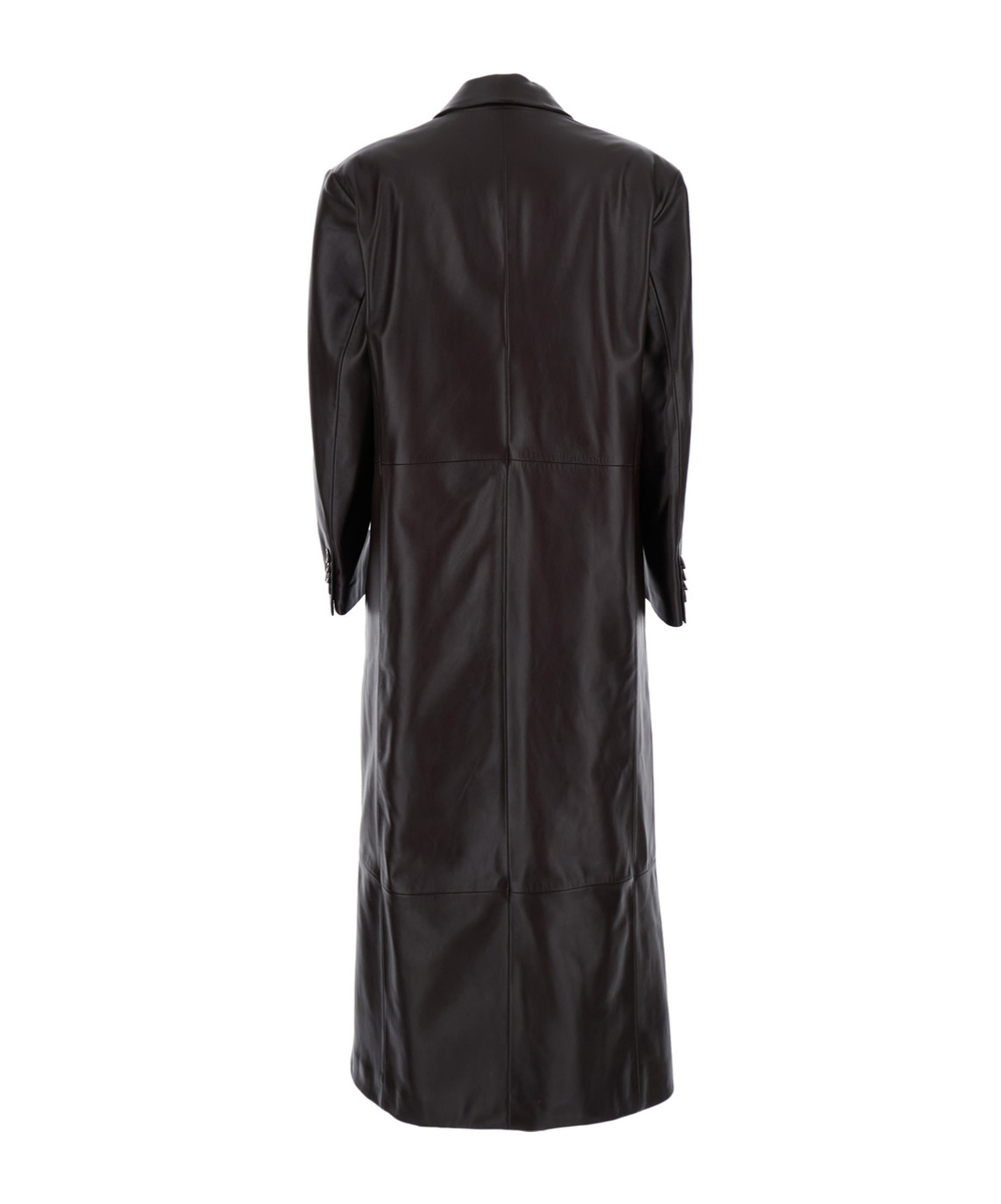 Arma Double-breasted Flap-pockets Coat In Black