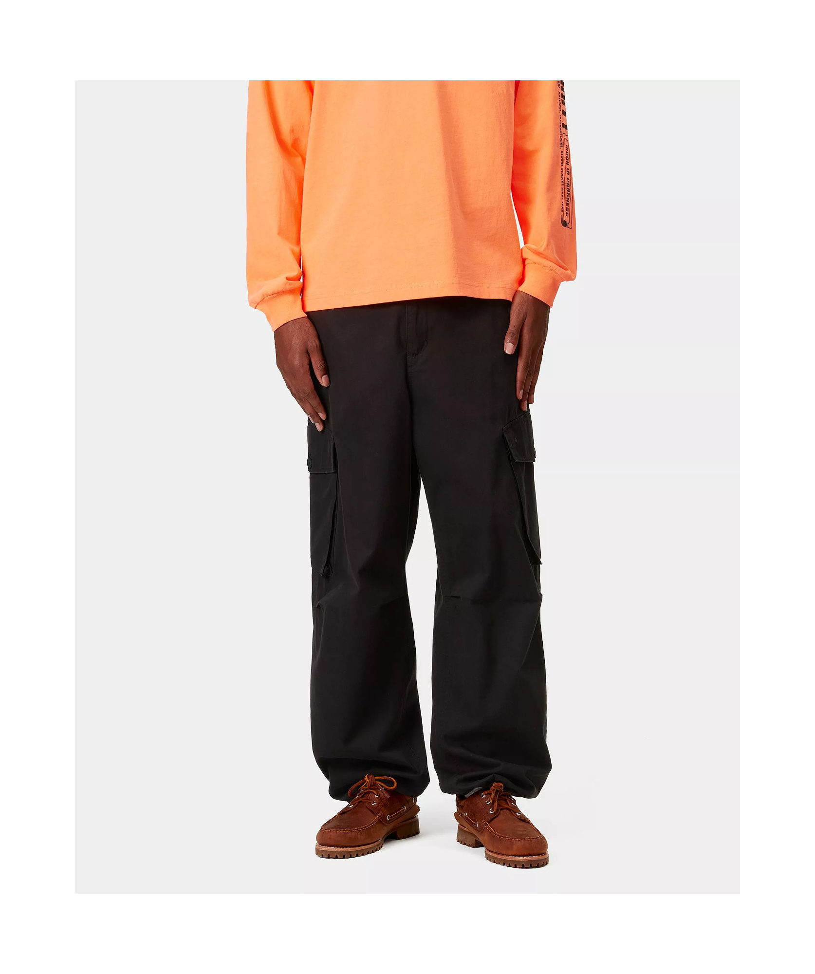 Carhartt Cargo Side-pocket Trousers In Blue