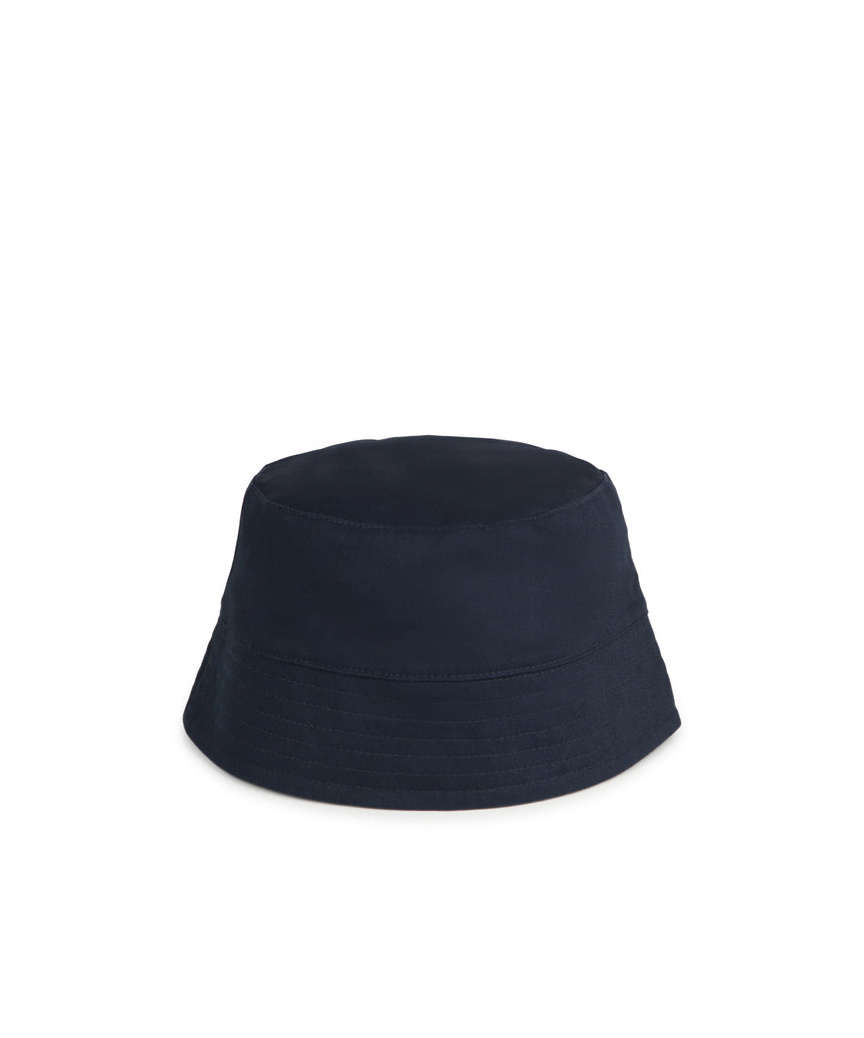 Kenzo Reversible Cotton Bucket Hat In Black