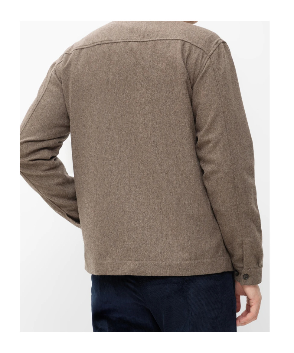 Shop Paul & Shark Long-sleeved Shirt In Gray