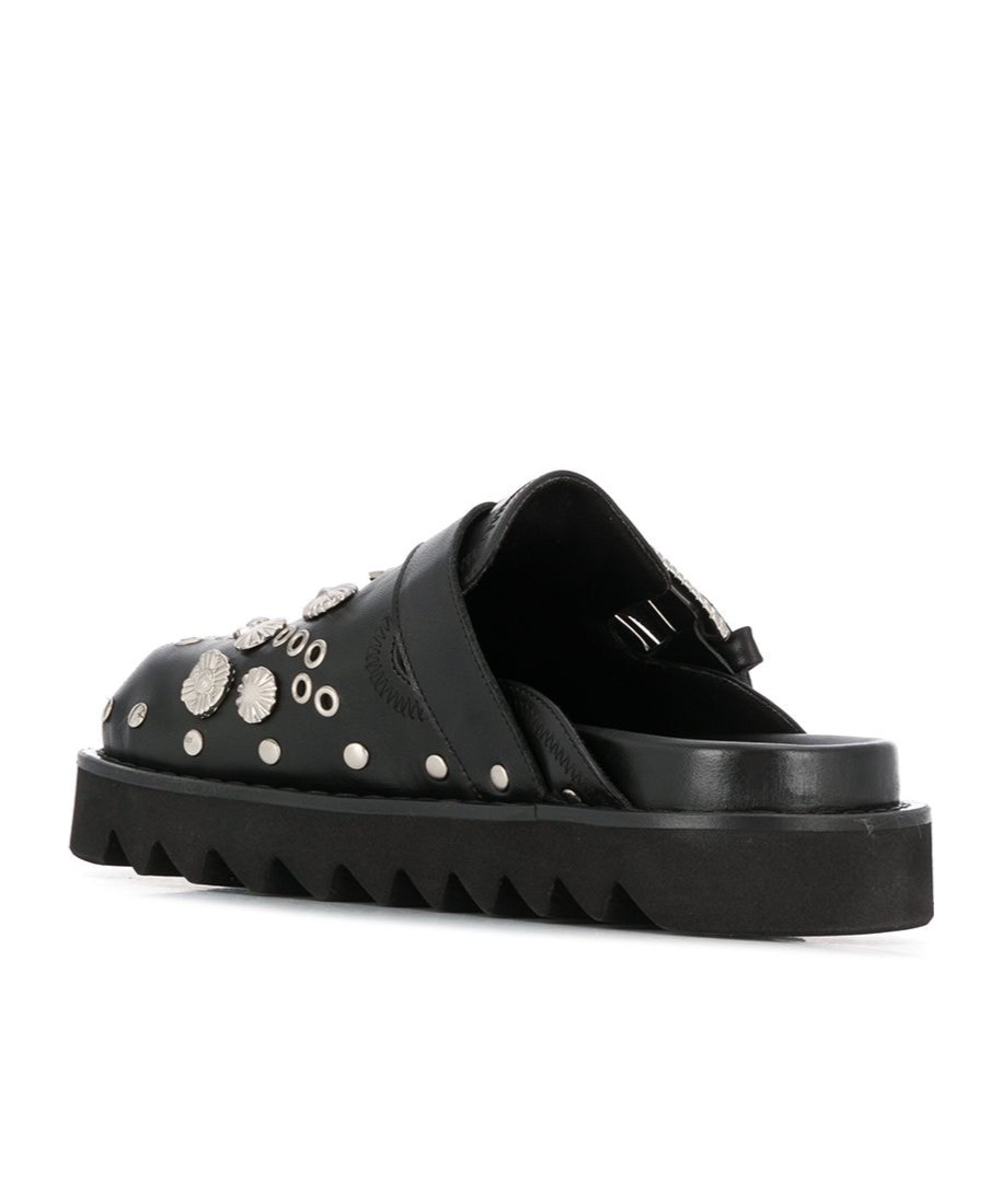 Toga Buckled Clogs In Black