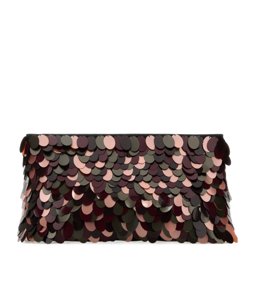 Dries Van Noten Sequin Embellished Pouch In Multi