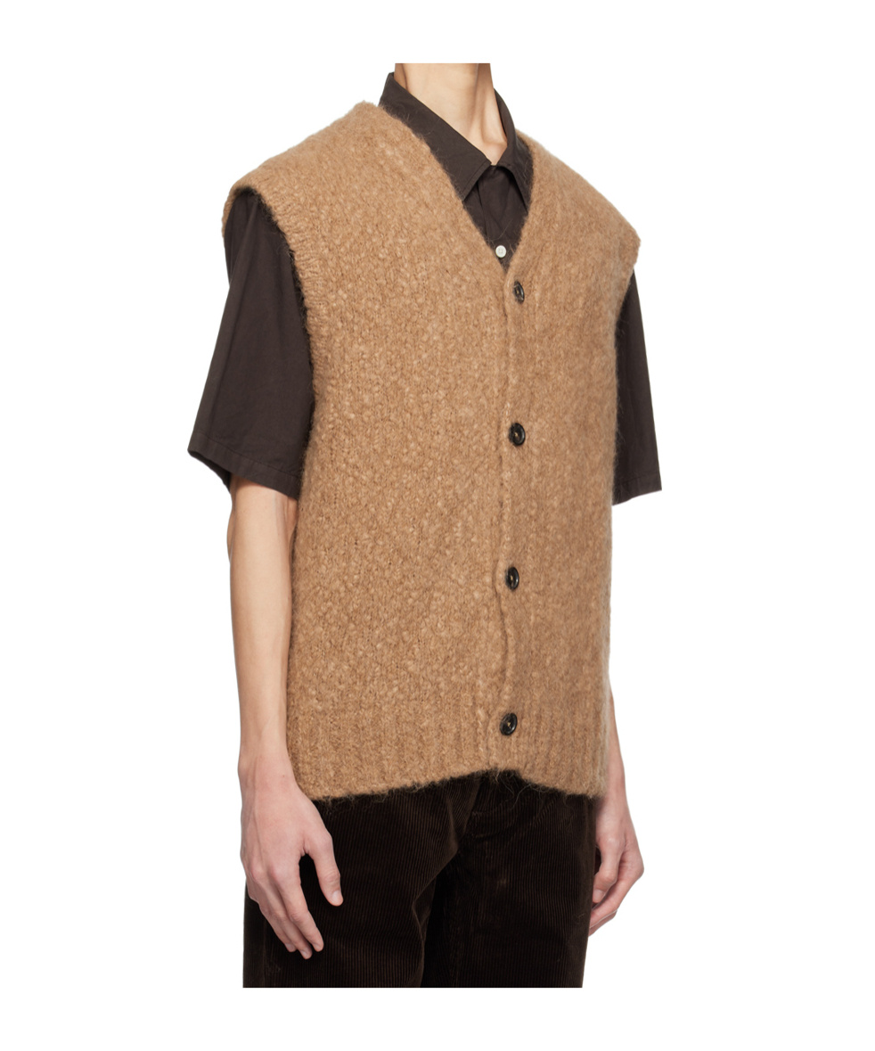 Norse Projects Brown August Vest In Nude