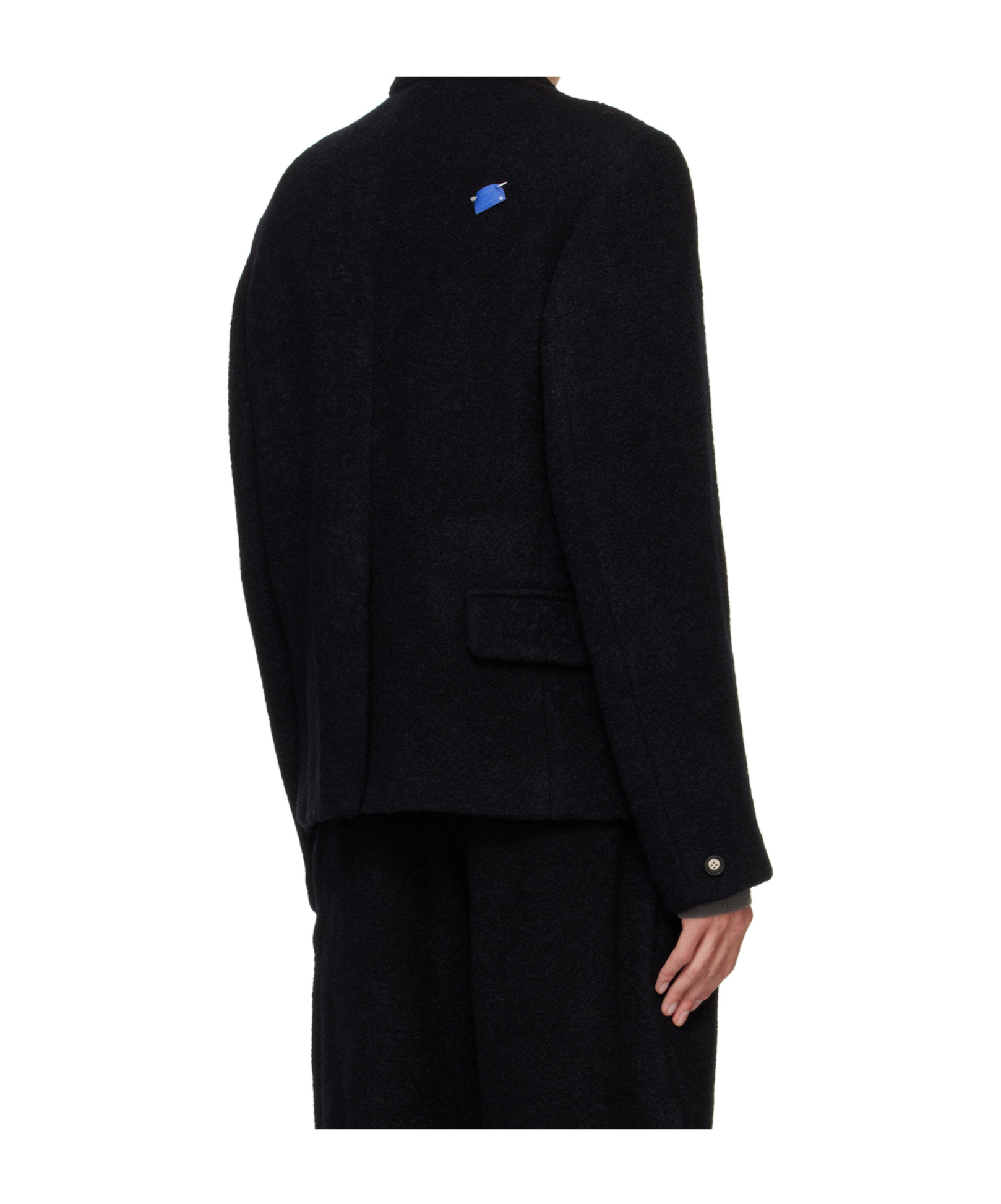 Ader Error Long-sleeved Short Coat In Black