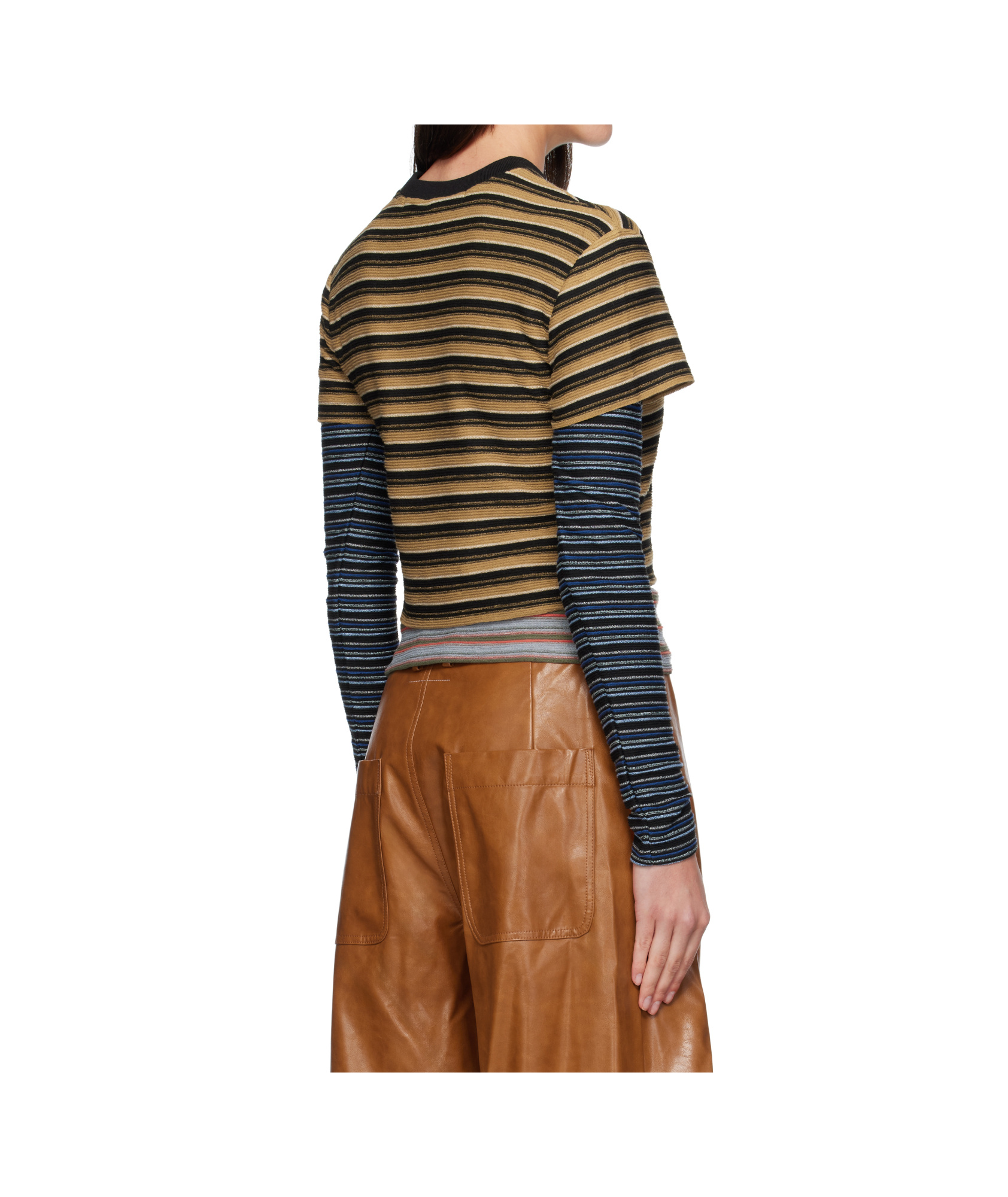 Andersson Bell Striped Long-sleeved T-shirt In Multi