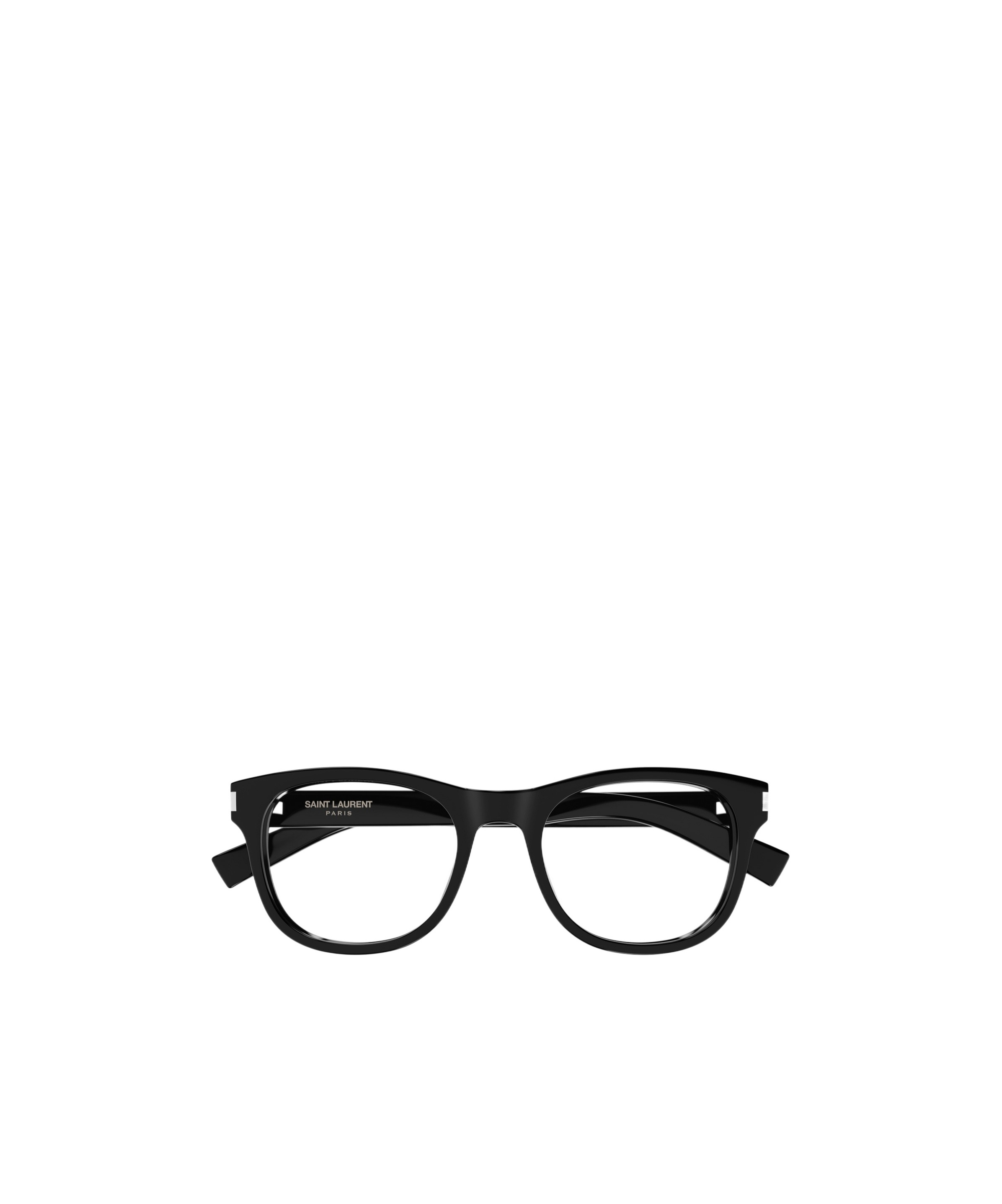 Saint Laurent Sl 663 Round-frame Glasses In Black