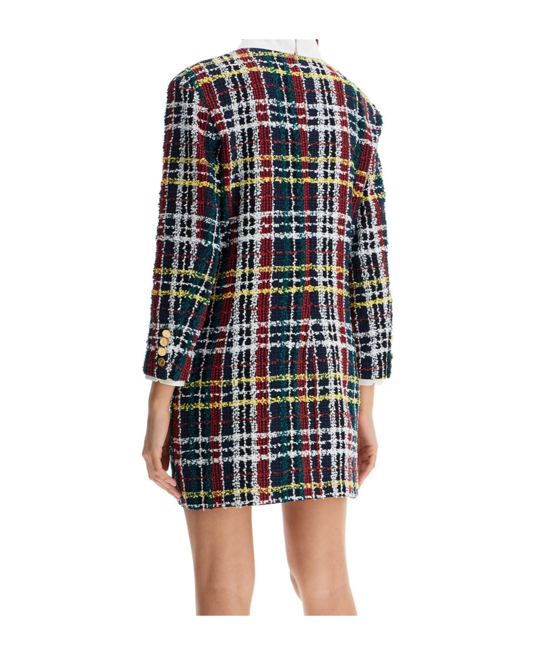 Thom Browne Thom E Women's Tweed Mini Sheath Dress In In Multicolor