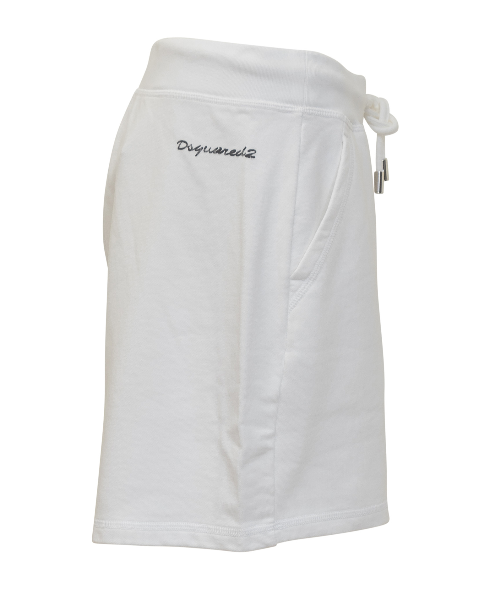 Dsquared2 Drawstring Waist Shorts In White