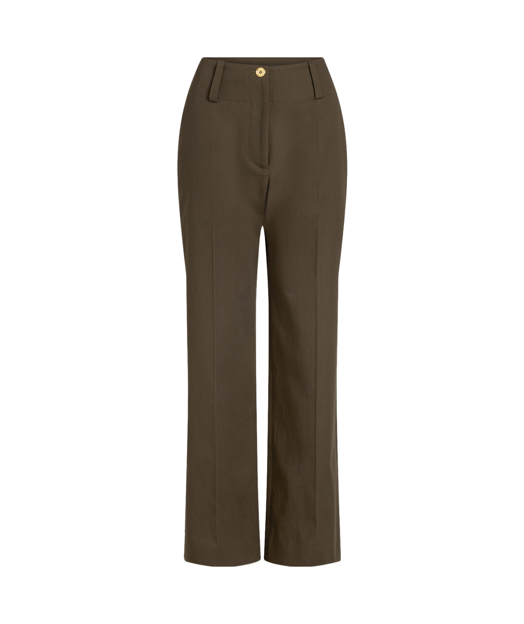 Patou Gabardine Trousers In Brown