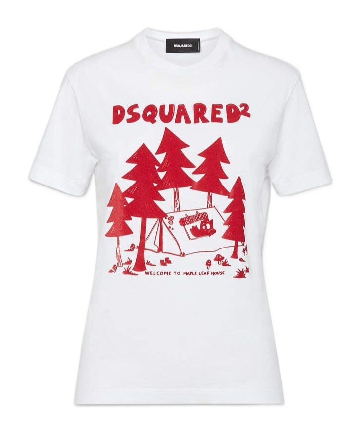 Dsquared2 Short-sleeved T-shirt In White