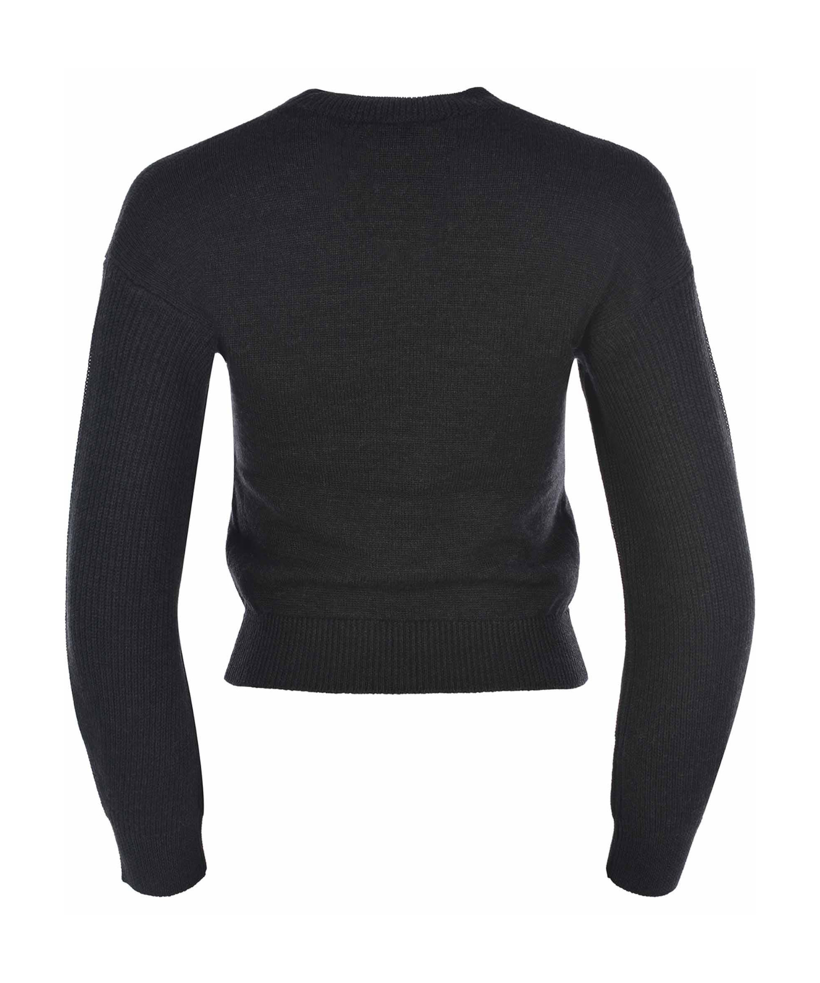Max Mara Leisure Crewneck Long-sleeved Jumper In Black