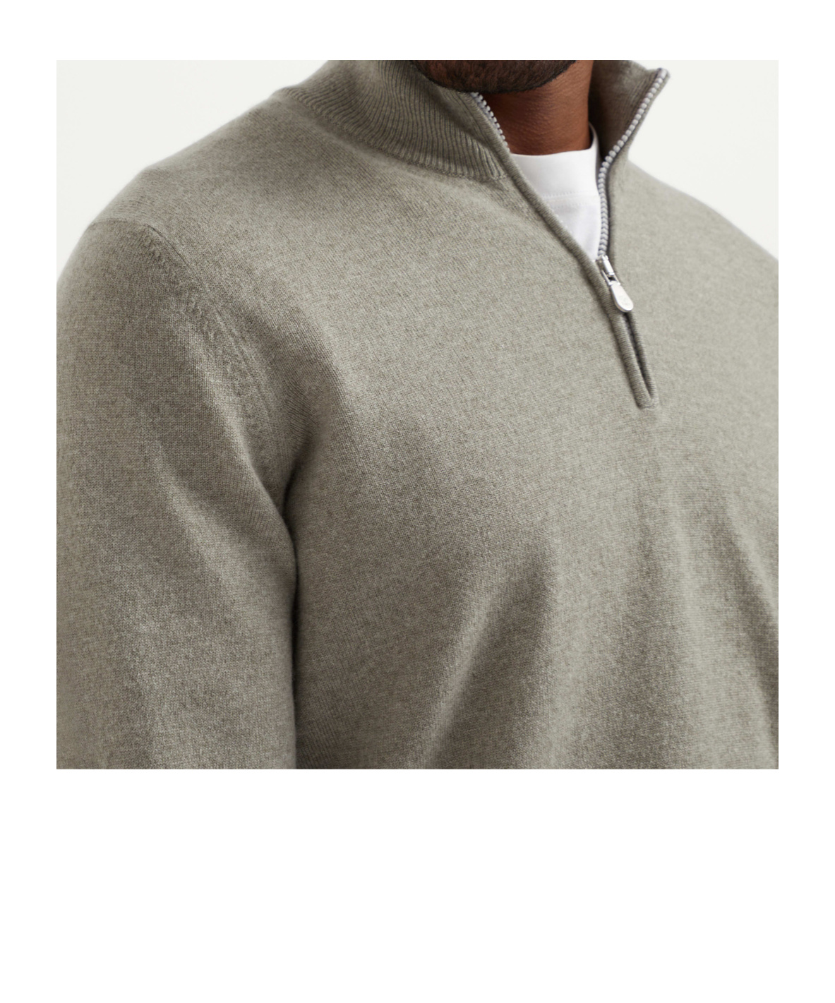 Brunello Cucinelli Zip-fastening Cashmere Polo Shirt In Green