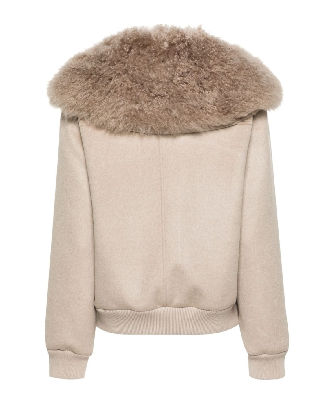 Liska Cashmere Bomber Jacket In Nude