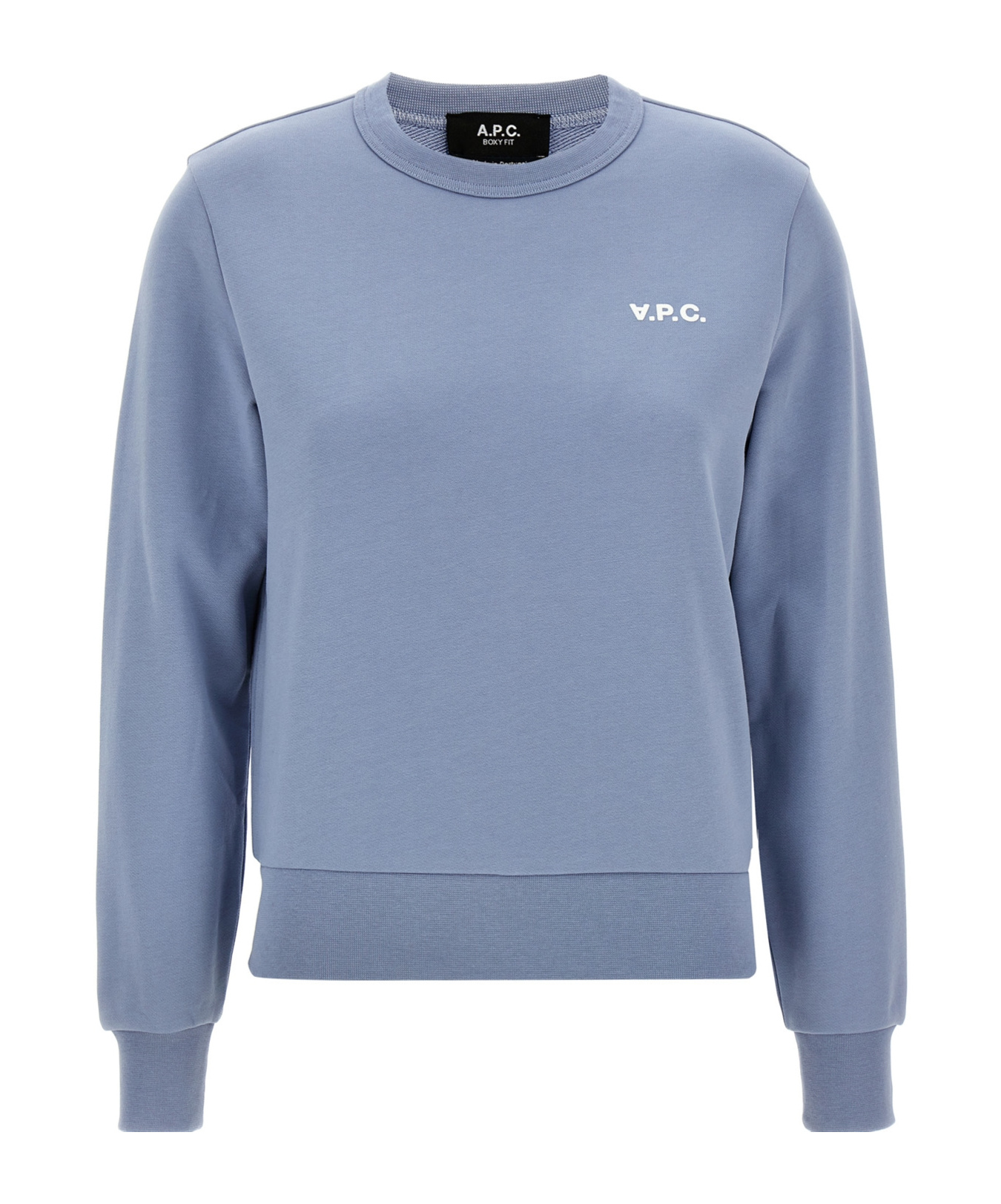 Apc A.p.c. 'boxy Petit Vpc' Sweatshirt In Blue