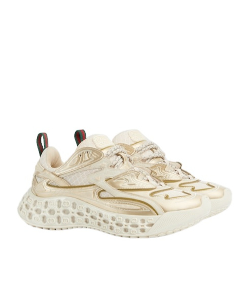 Gucci Cub3d Platform Sneakers In Nude