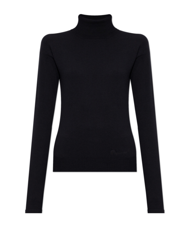 Dsquared2 Turtleneck Sweater In Black