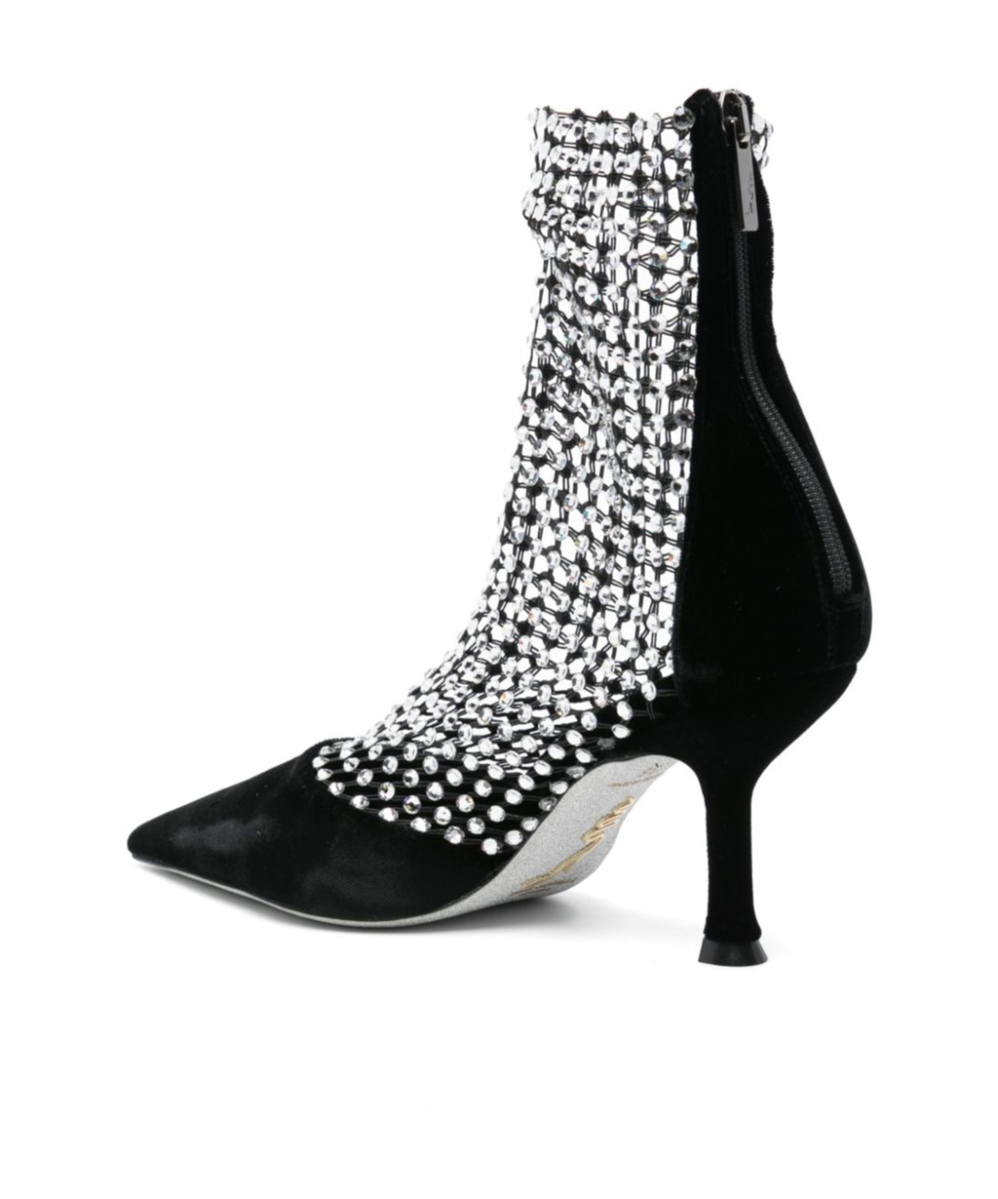 Shop René Caovilla 80mm Galaxia Pumps In Black
