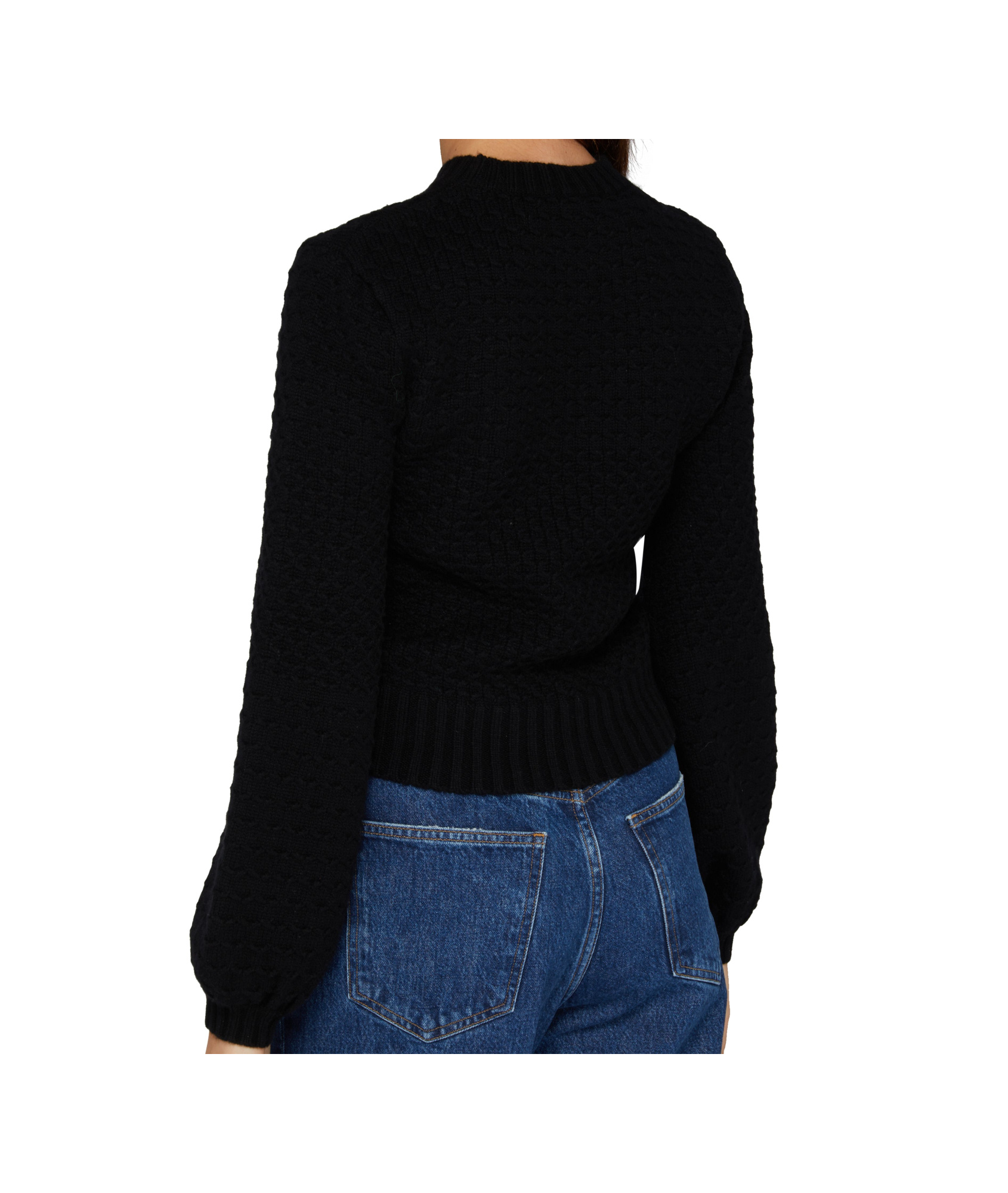 Shop Max Mara Long-sleeved Sweater In Black