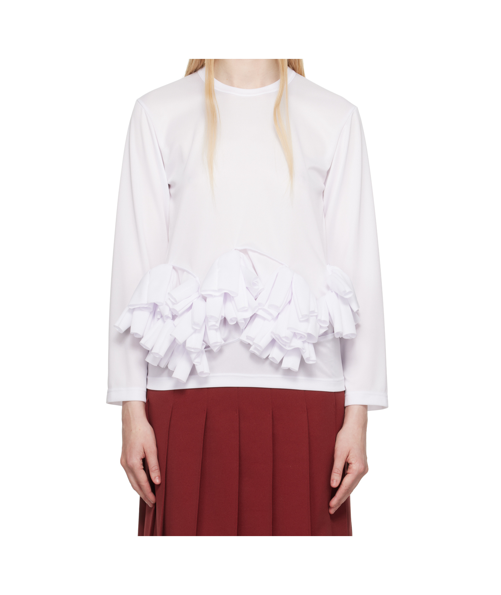 COMME DES GARÇONS CREW NECK LONG SLEEVE TOP 