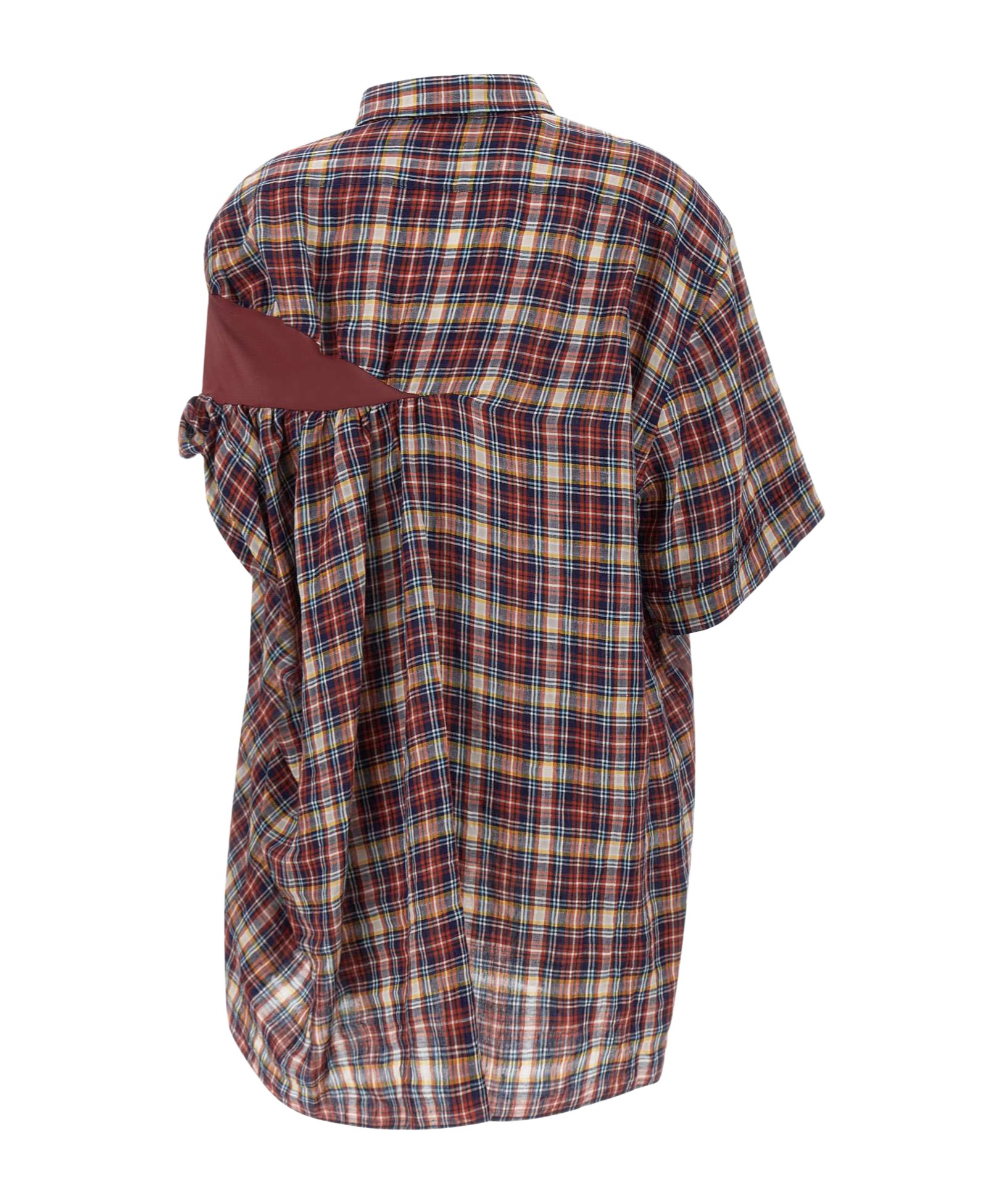 Vivienne Westwood Multicolour Tartan Deconstructed Shirt In Multi-color