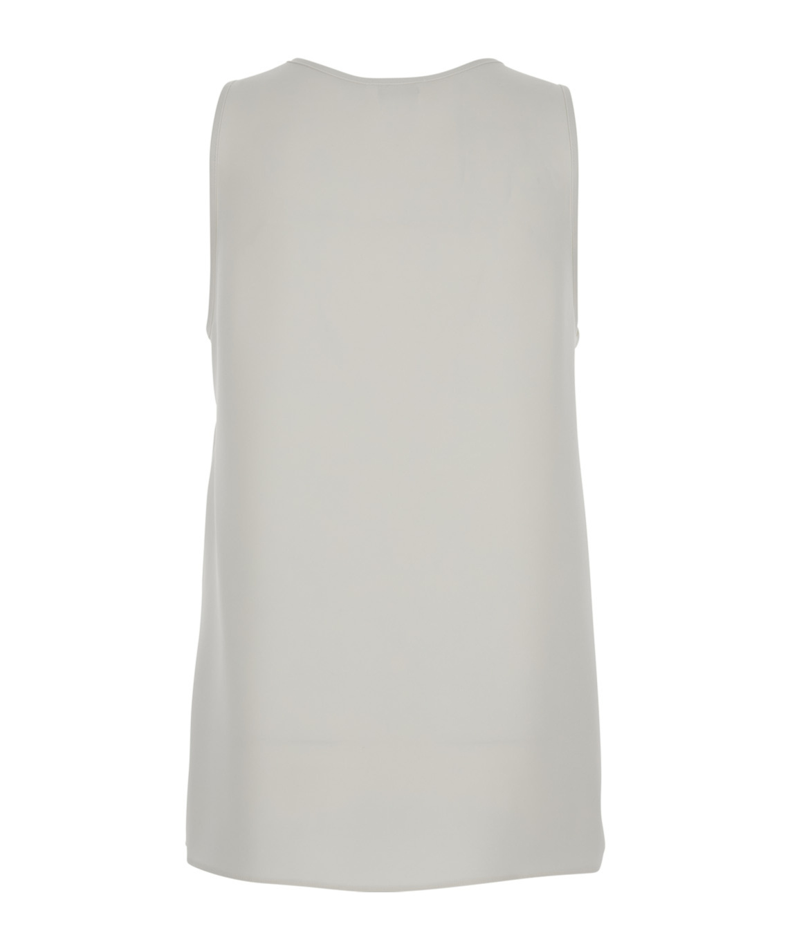 P.a.r.o.s.h Silk Tank Top In White