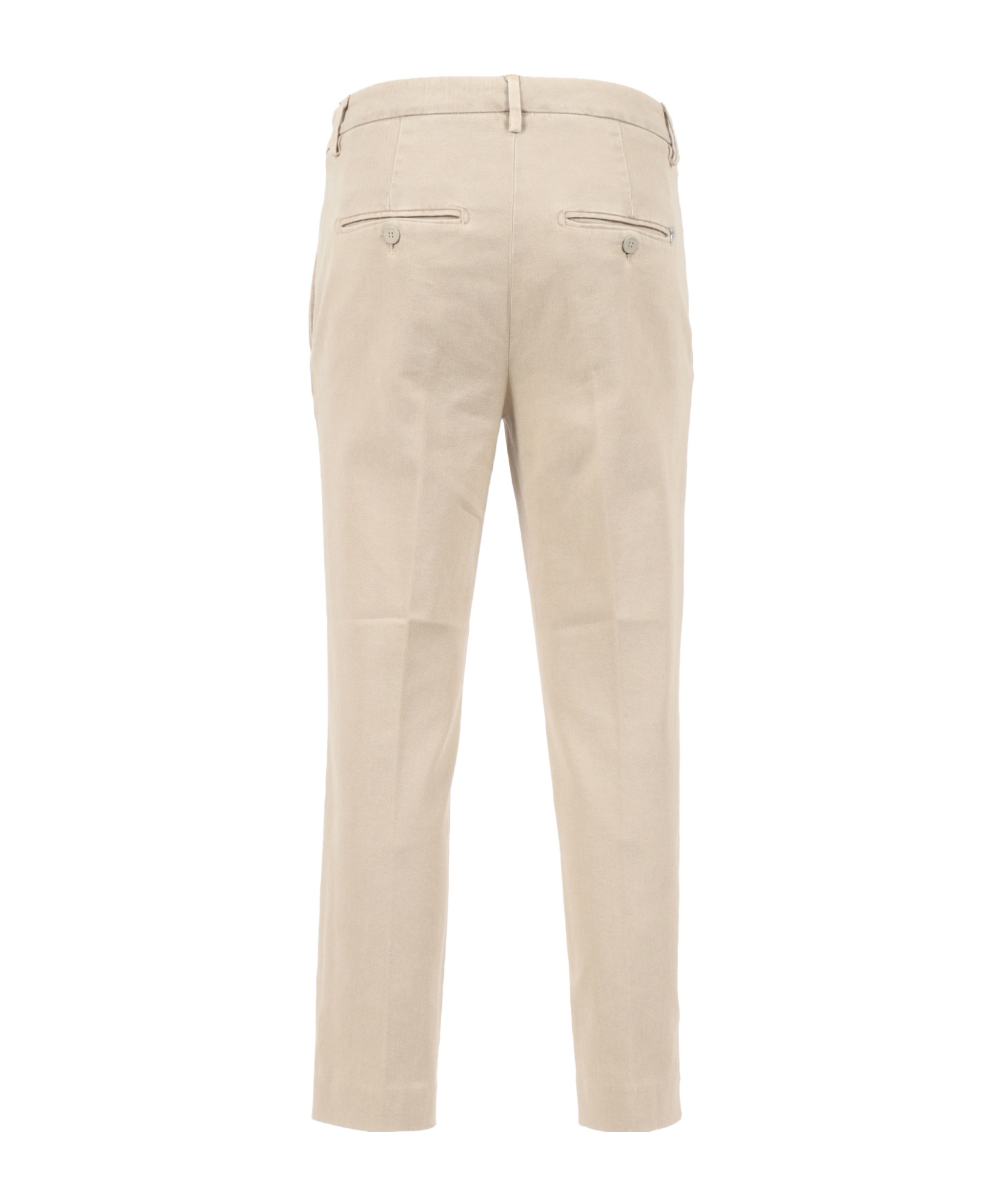 Dondup Button-front Straight Trousers In Neutral