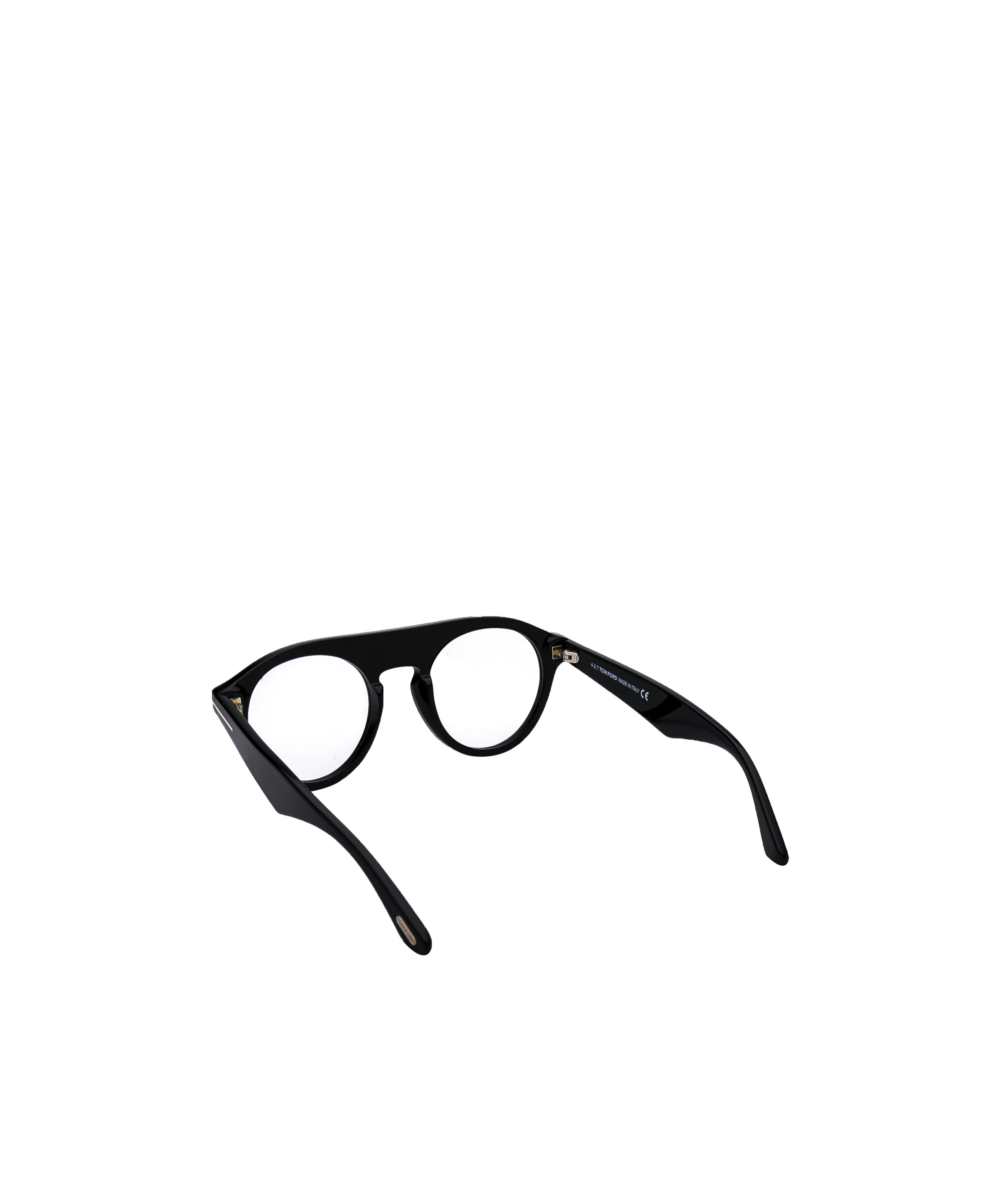 Tom Ford Geometric Frame Plain Mirror In Black