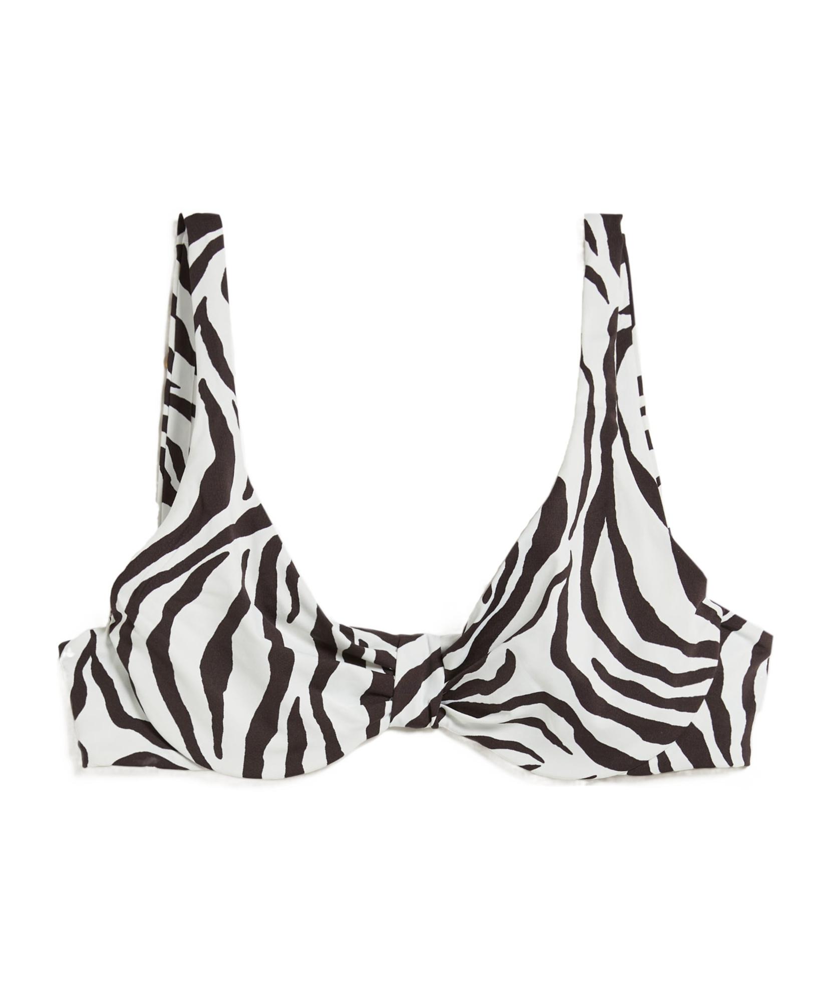 Max Mara Pattern Nylon Swimming Bra In Multi