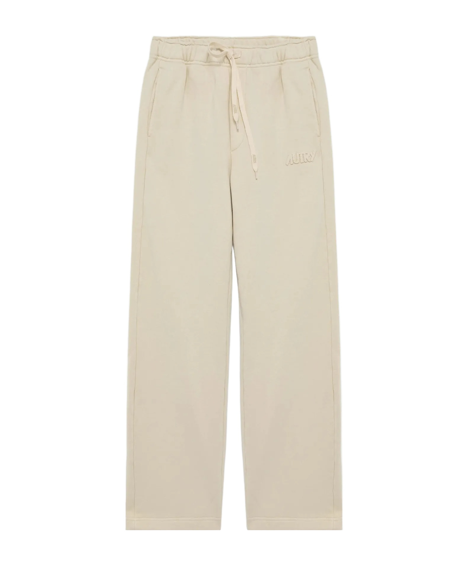 Autry Elastic Waist Casual Pants In Nude