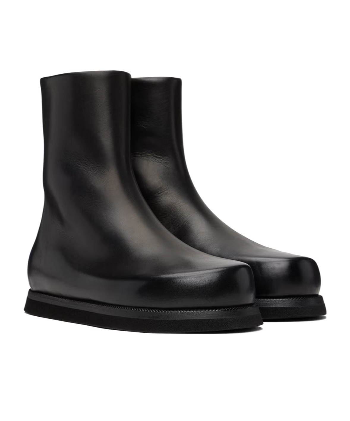 Marsèll Black Zip-up Boots In Black