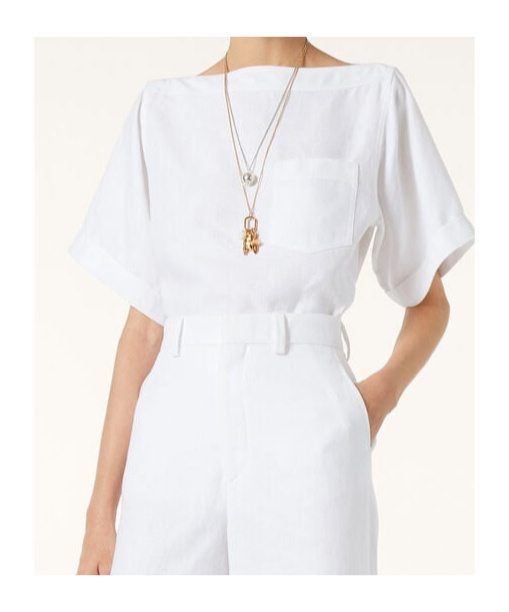 Loro Piana Assen Short-sleeve Antiqua Linen Shirt In White