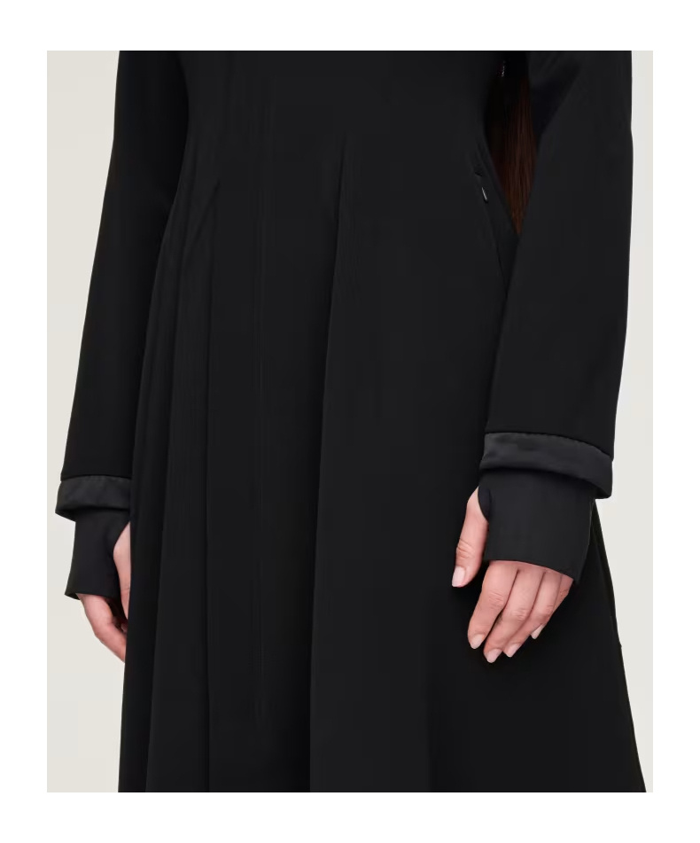 Y-3 Padded-details Pleated Midi Dress In Black