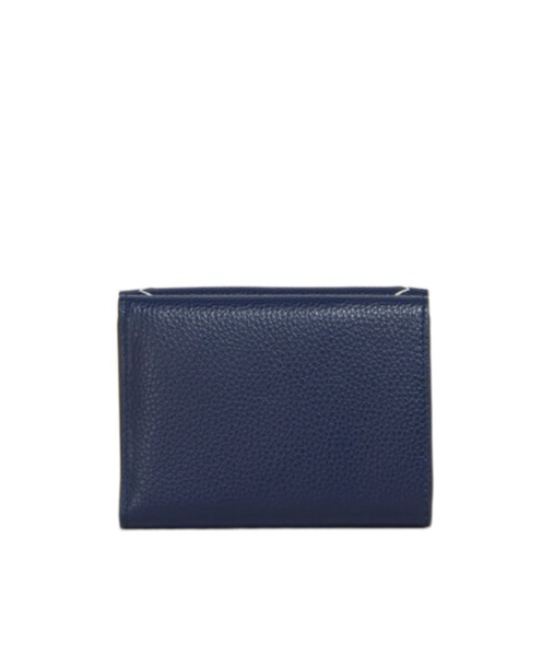 Marni Black Leather Trifold Wallet With Symbol Logo