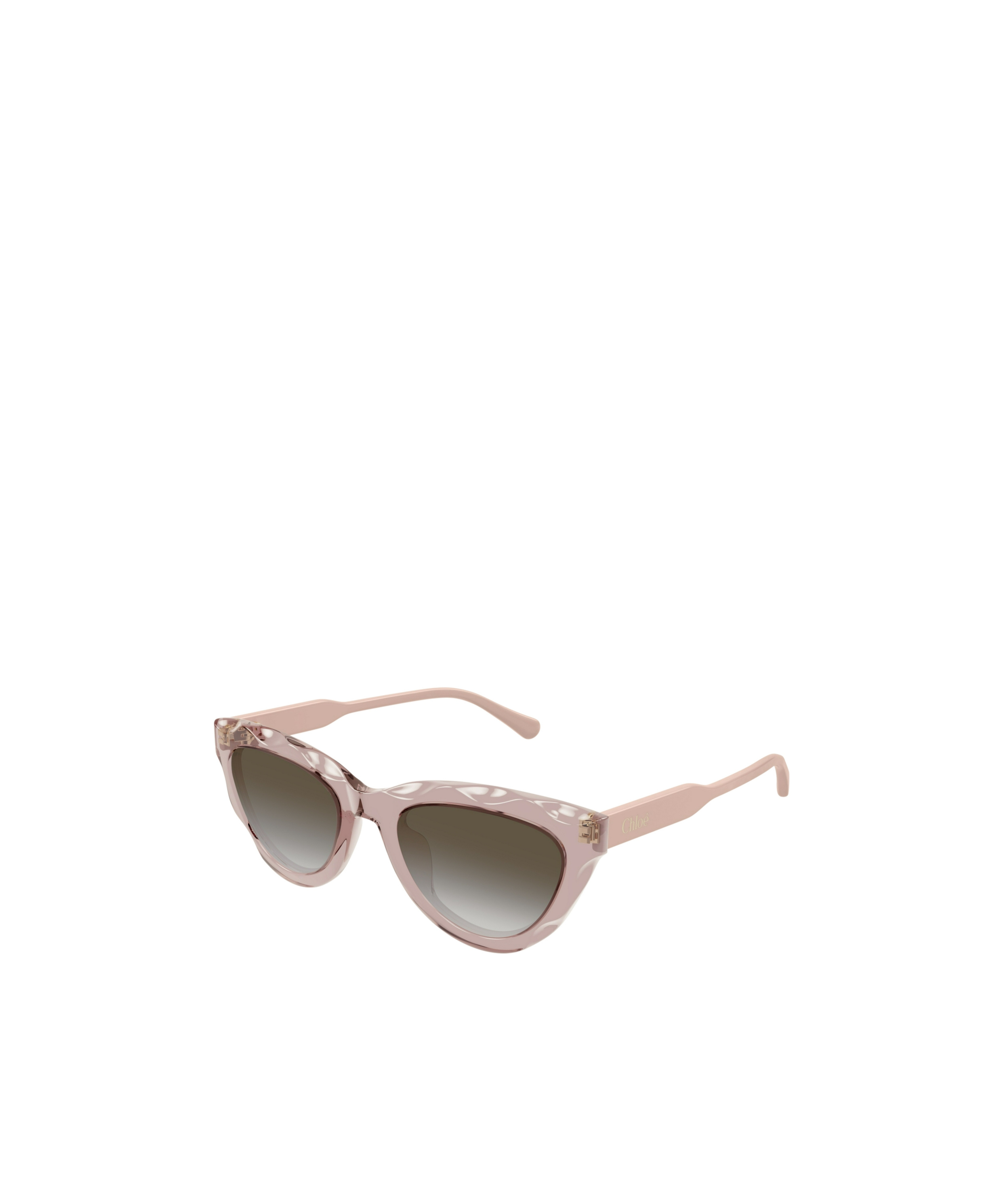 Chloé Eyewear Cat-eye Sunglasses In Dark Peach Color