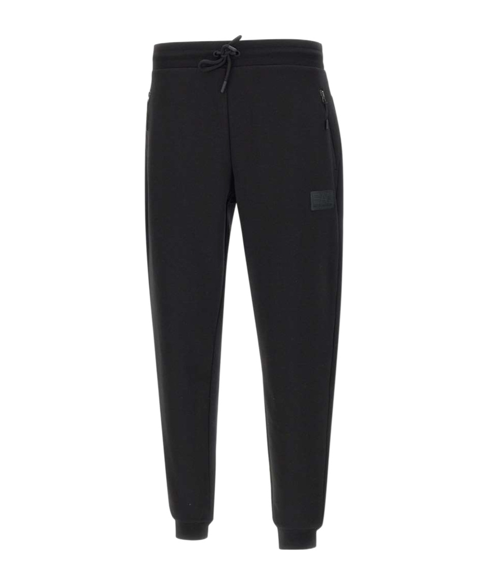 Ea7 Elastic Waist Sweatpants In Black