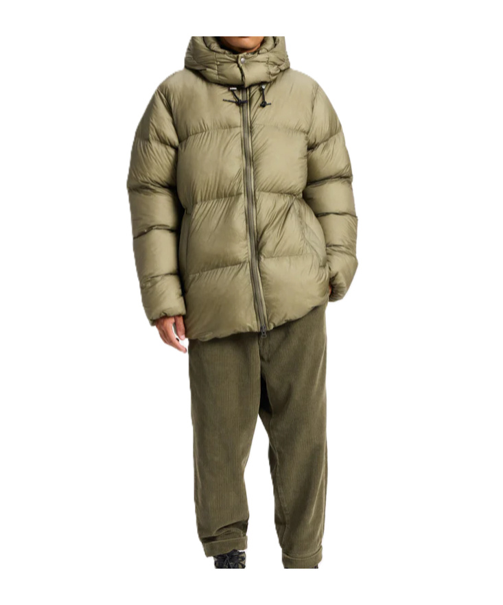 Pyrenex Long-sleeved Cotton-padded Jacket In Gold