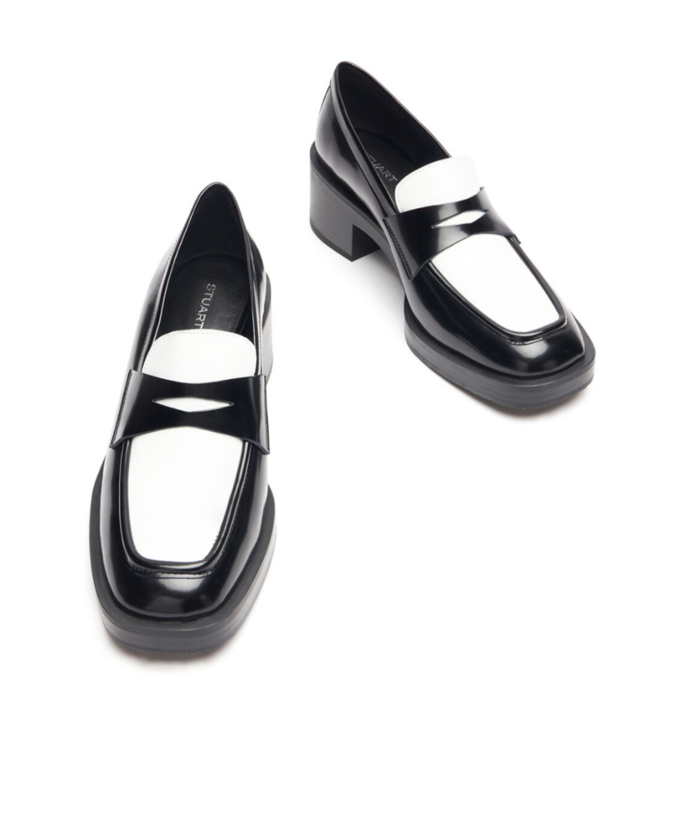 Stuart Weitzman 40mm Kaia Loafers In Black