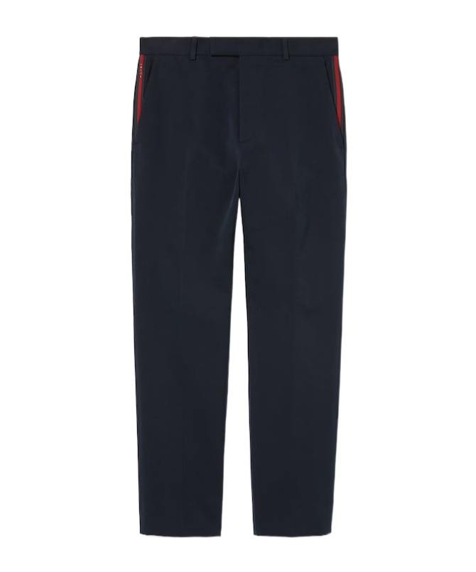 Gucci Belt-loop Casual Pants In Black