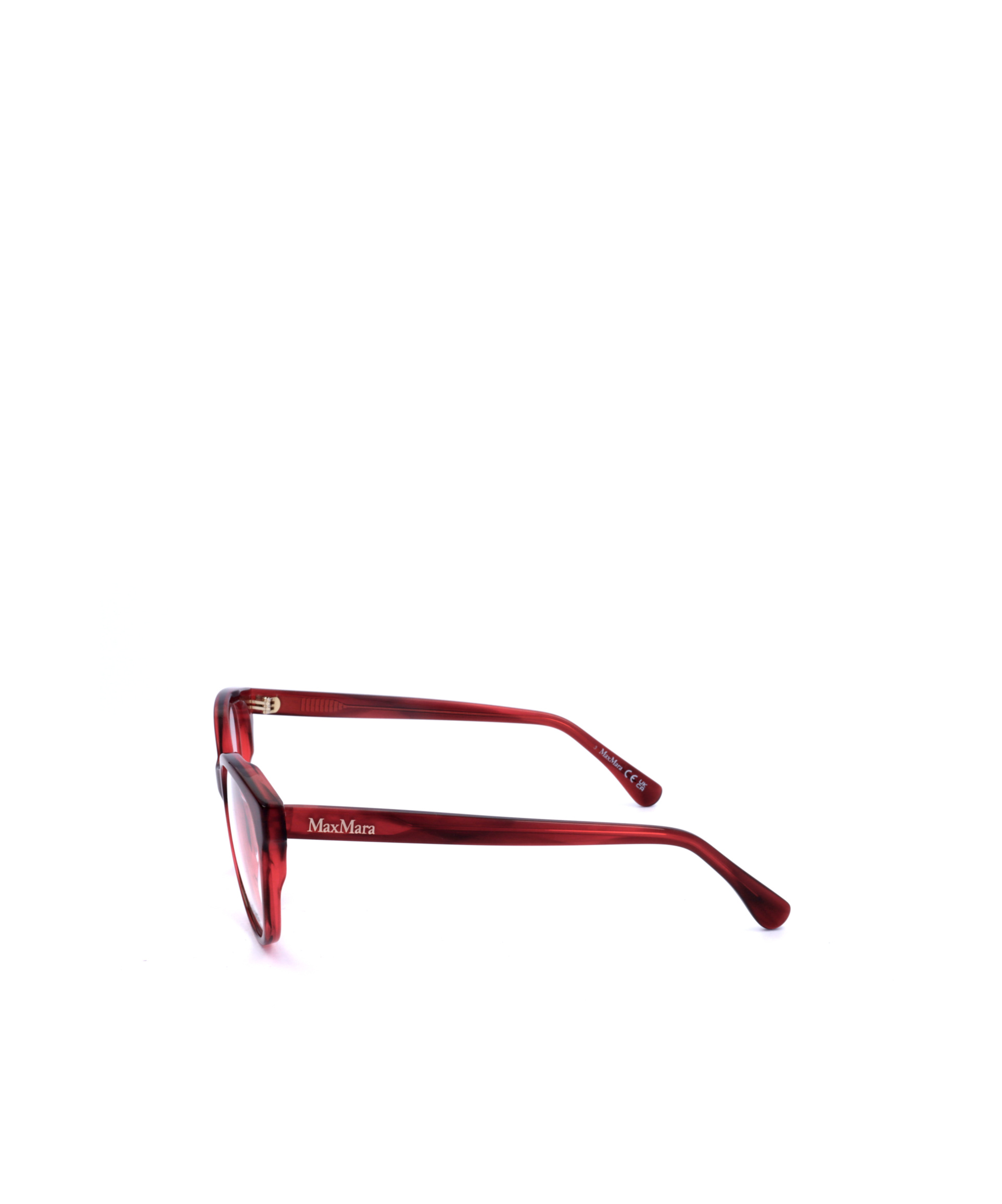 Shop Max Mara Cat-eye Glasses In Red