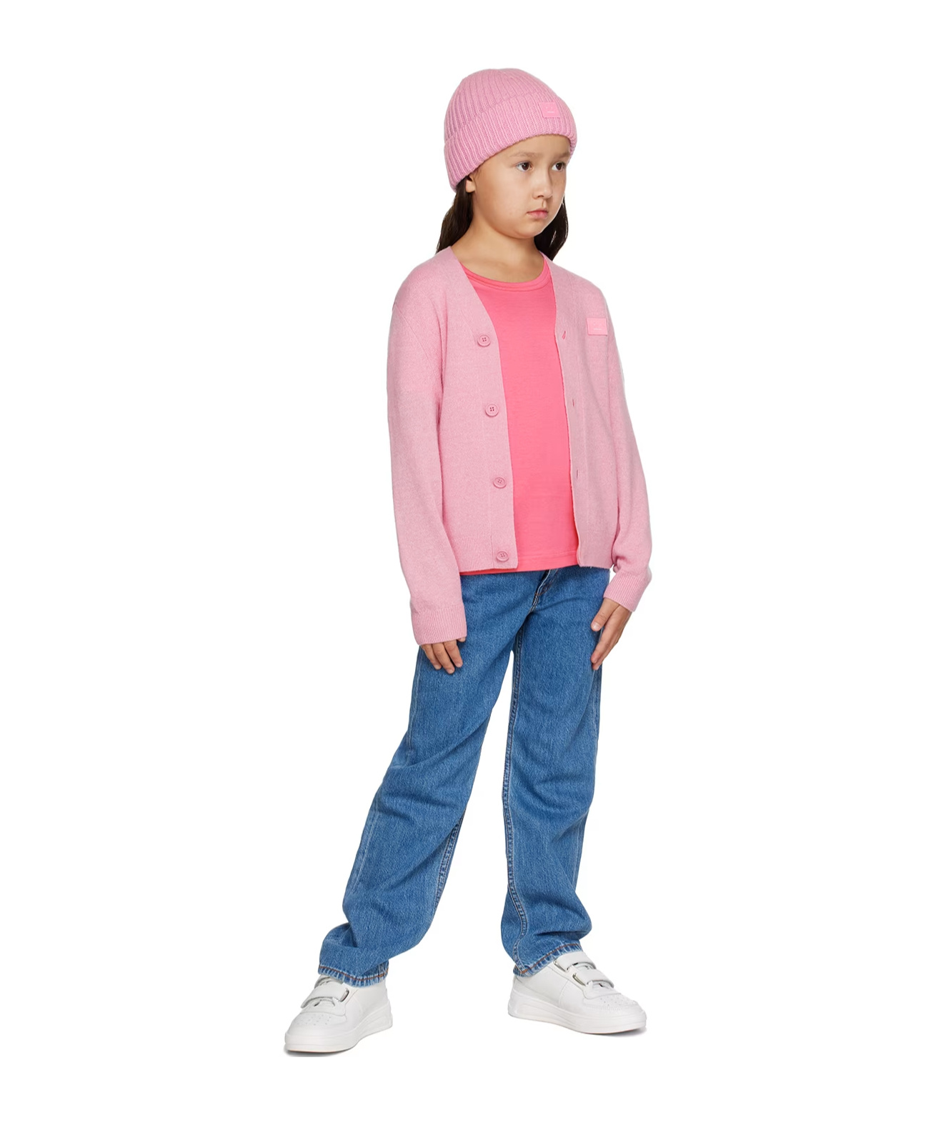 Acne Studios T-shirt With Round Neck And Short Sleeves In Pink