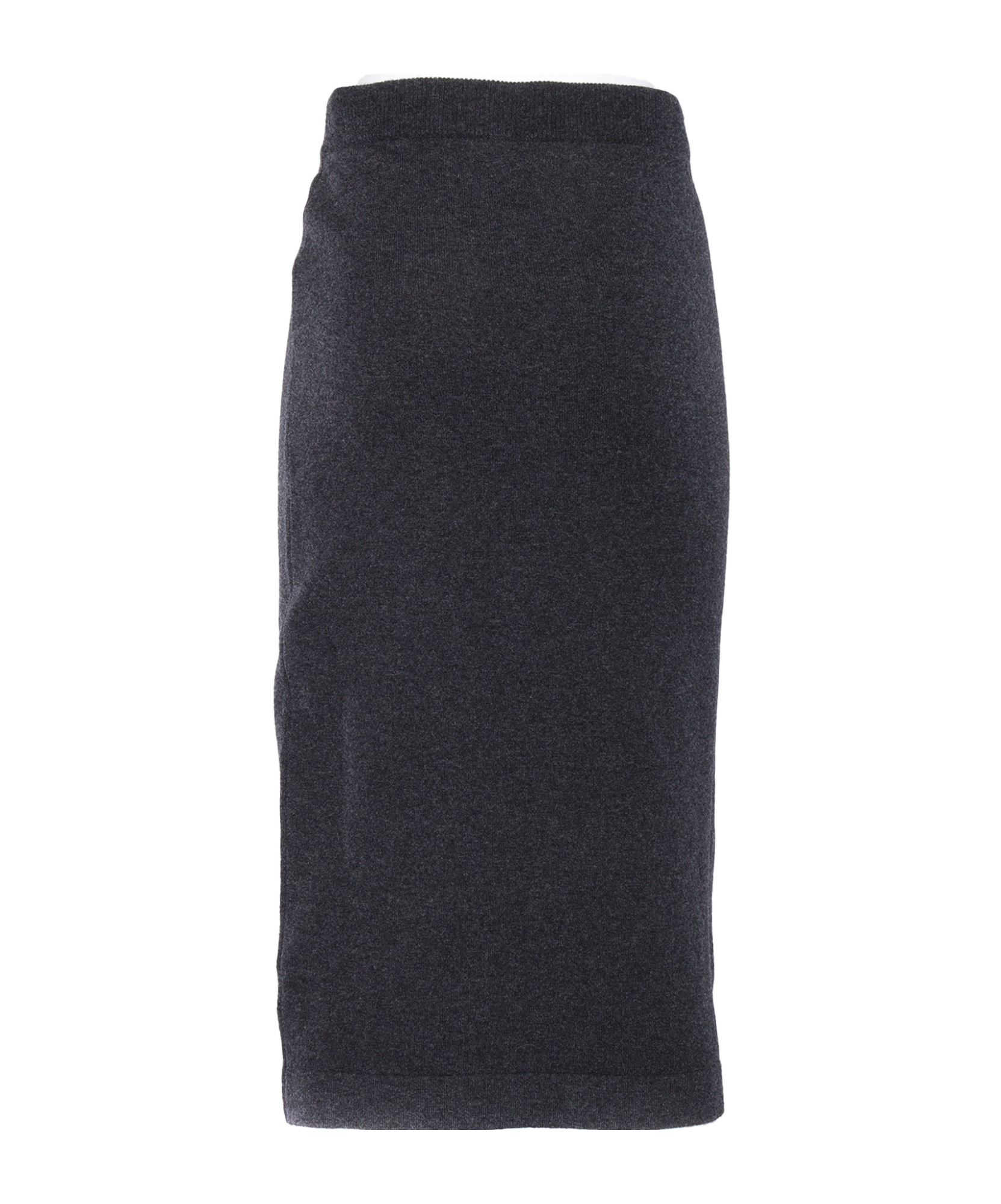 Shop Alberta Ferretti Knitted Skirt In Black