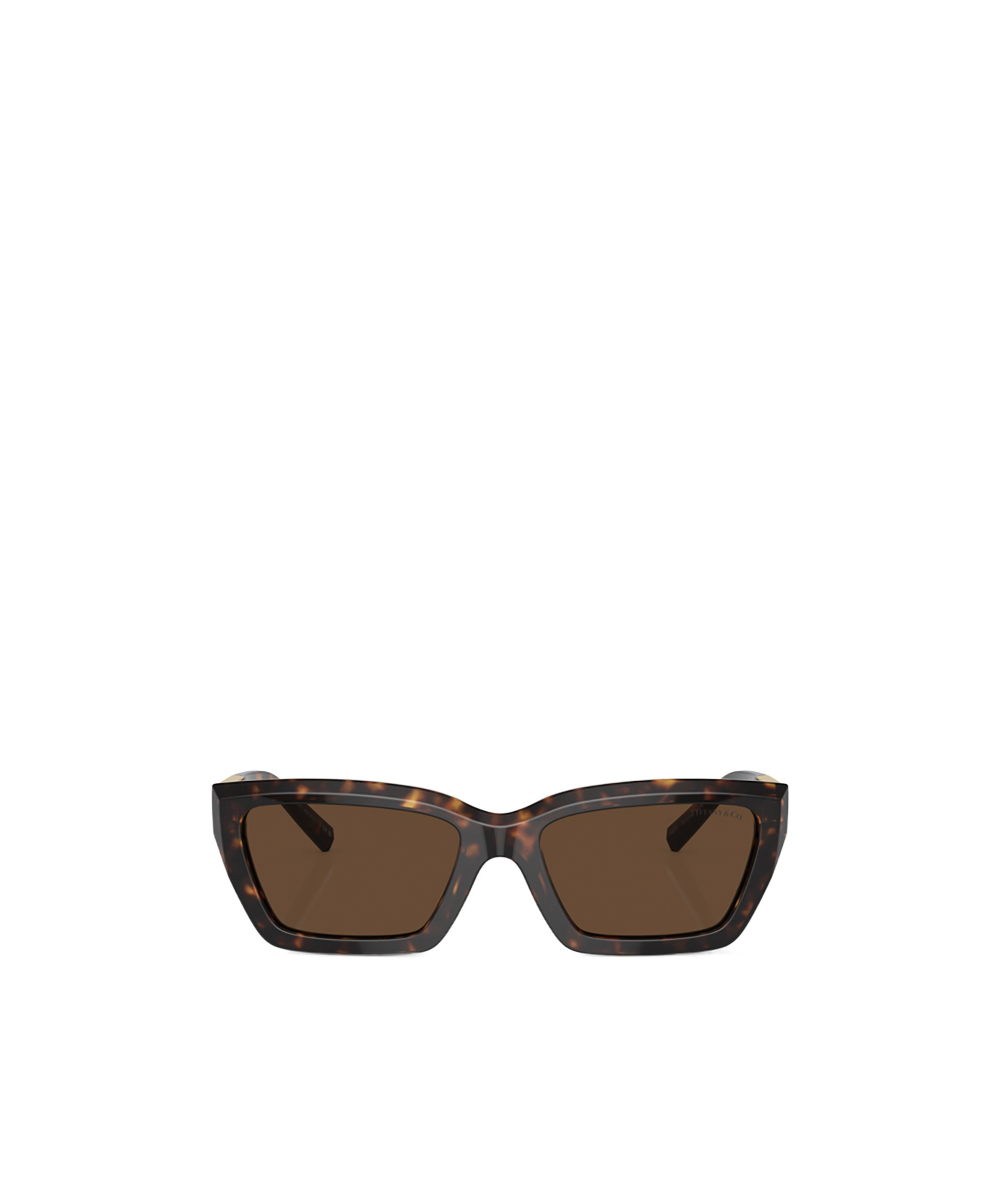 Tiffany & Co Acetate Rectangular Sunglasses In Green
