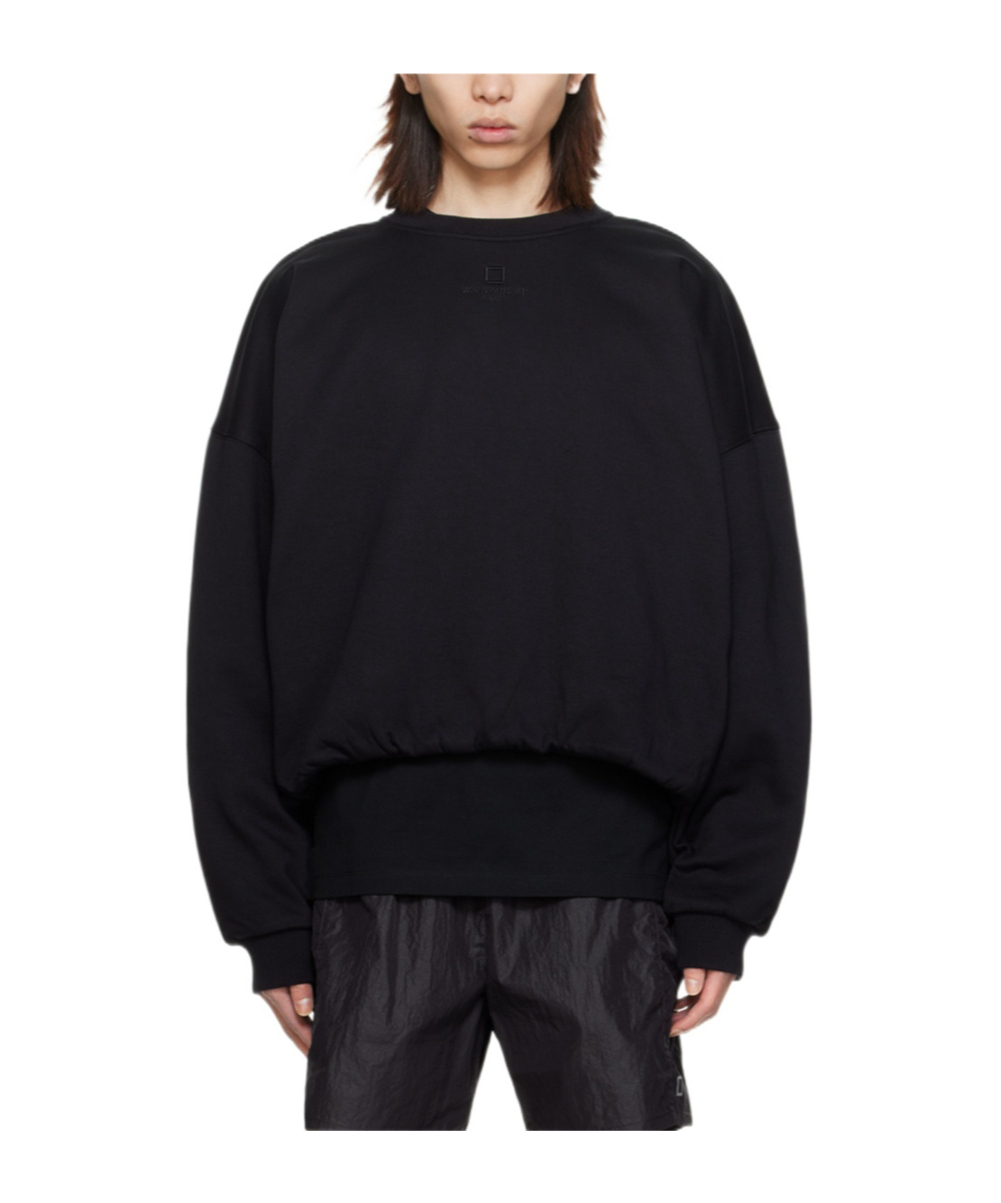 Wooyoungmi Round-necked Sweater In Black