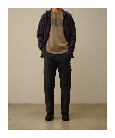C.p. Company Black Micro Reps Cargo Pants In Black