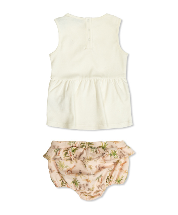 Moncler Sleeveless Dress In White