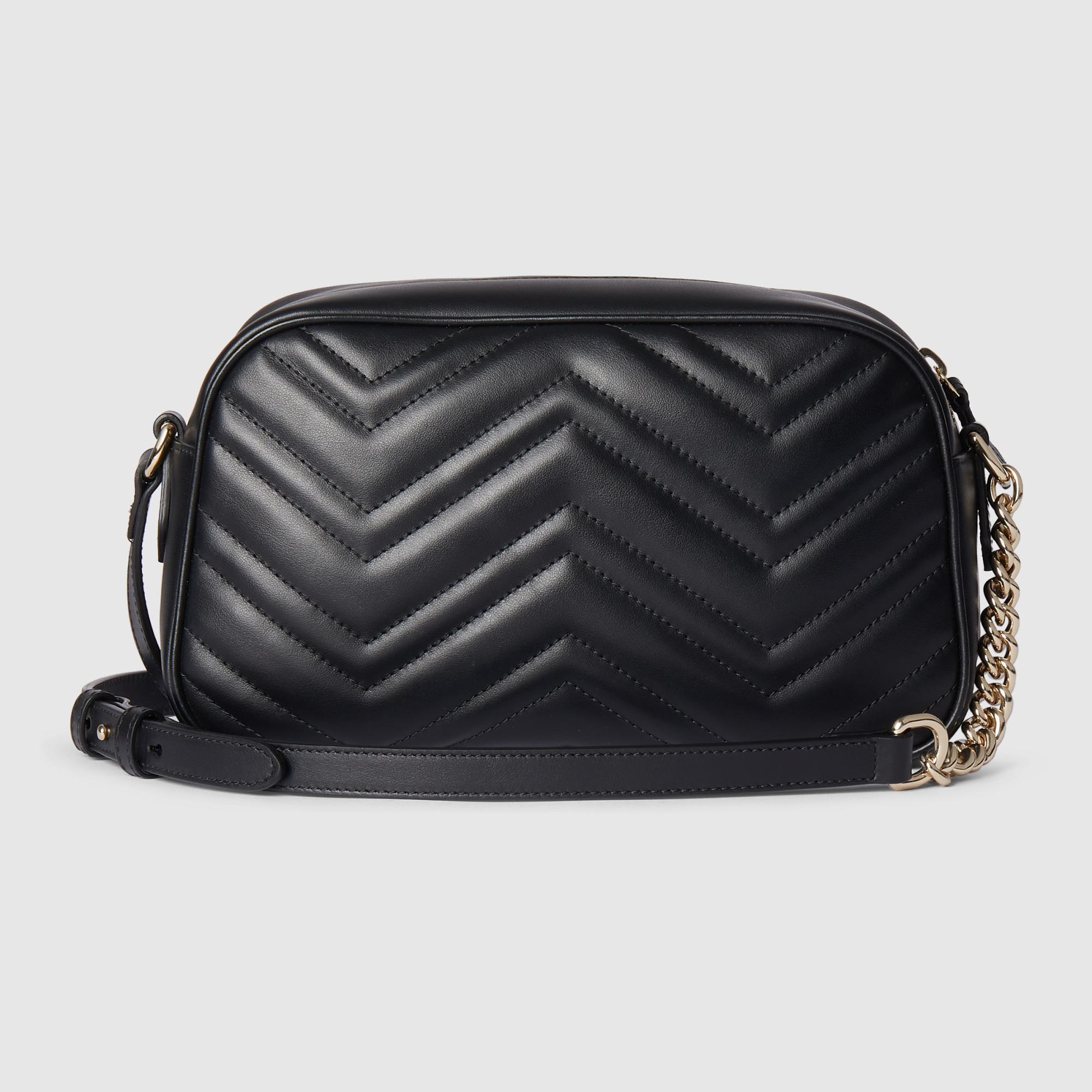 Gucci Gg Marmont Shoulder Bags Black In Black