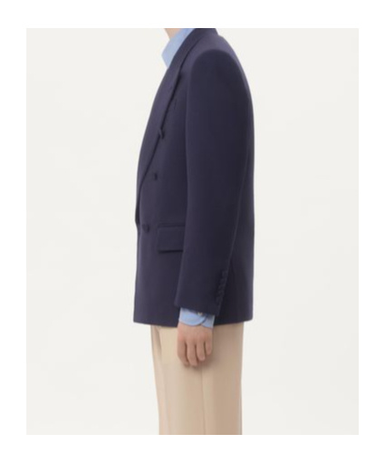 Valentino Wool Gabardine Jacket In Black