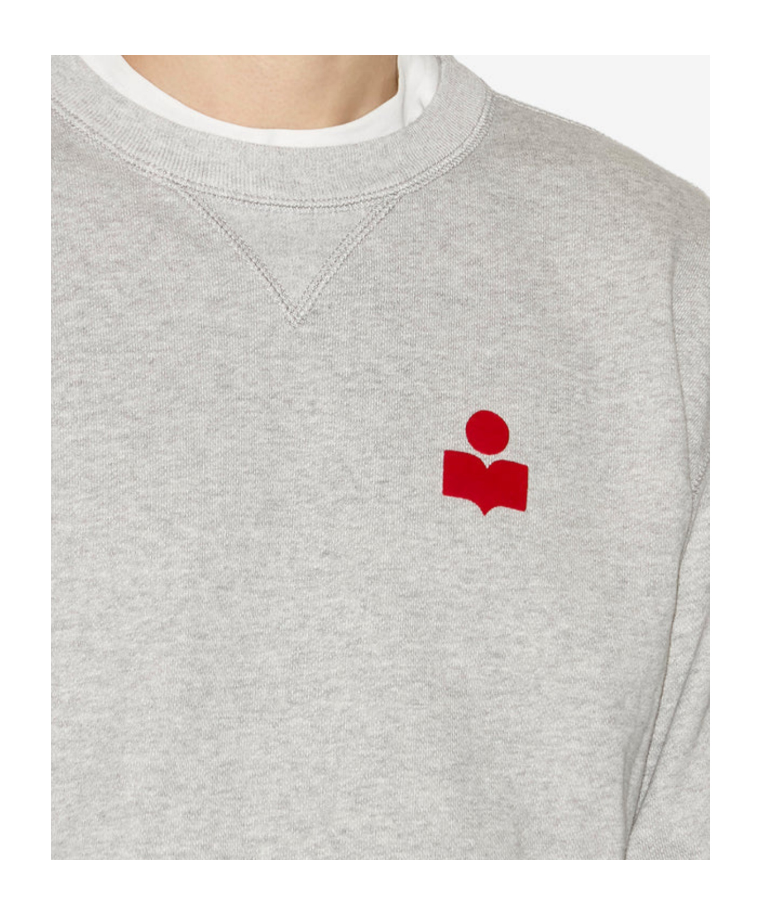 Isabel Marant Long-sleeved Sweatshirt In Gray